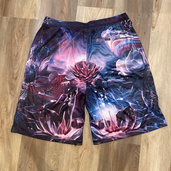 Grassroots California 13th Anniversary Black Mesh Shorts size L - Picture 2 of 3